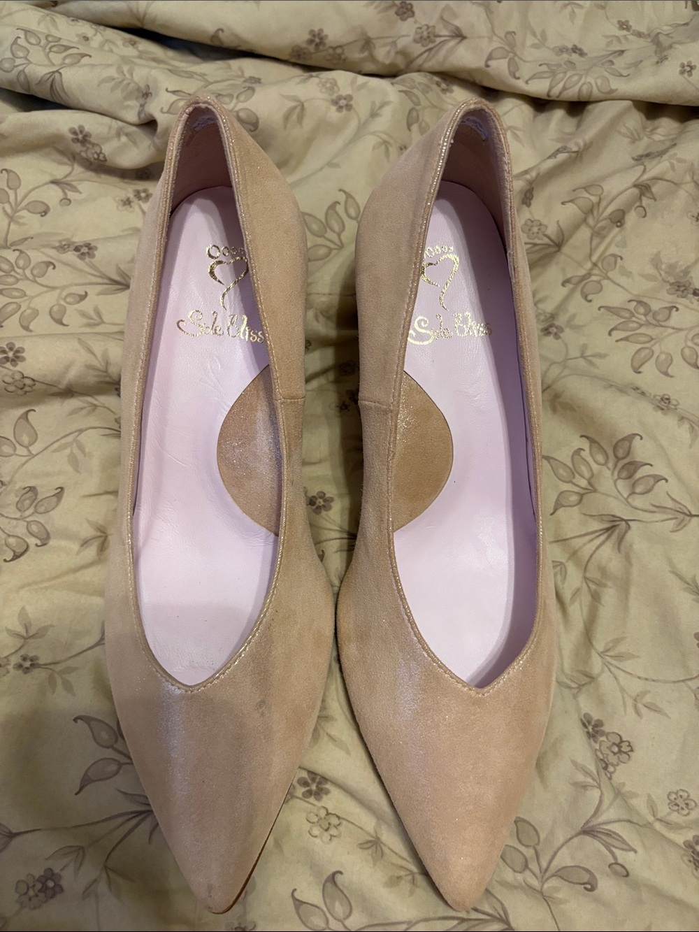 Sole Bliss Kitty Low Kitten Heels